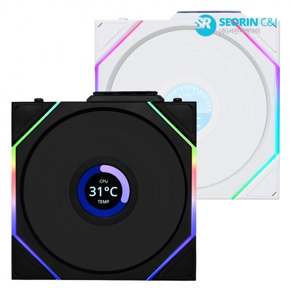 LIAN LI UNI FAN TL Wireless LCD 120 화이트 1팩