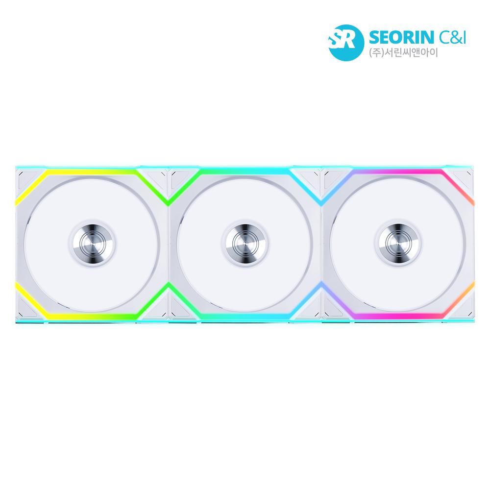 [행사] LIAN LI UNl FAN SL Wireless 120 리버스 화이트 3팩
