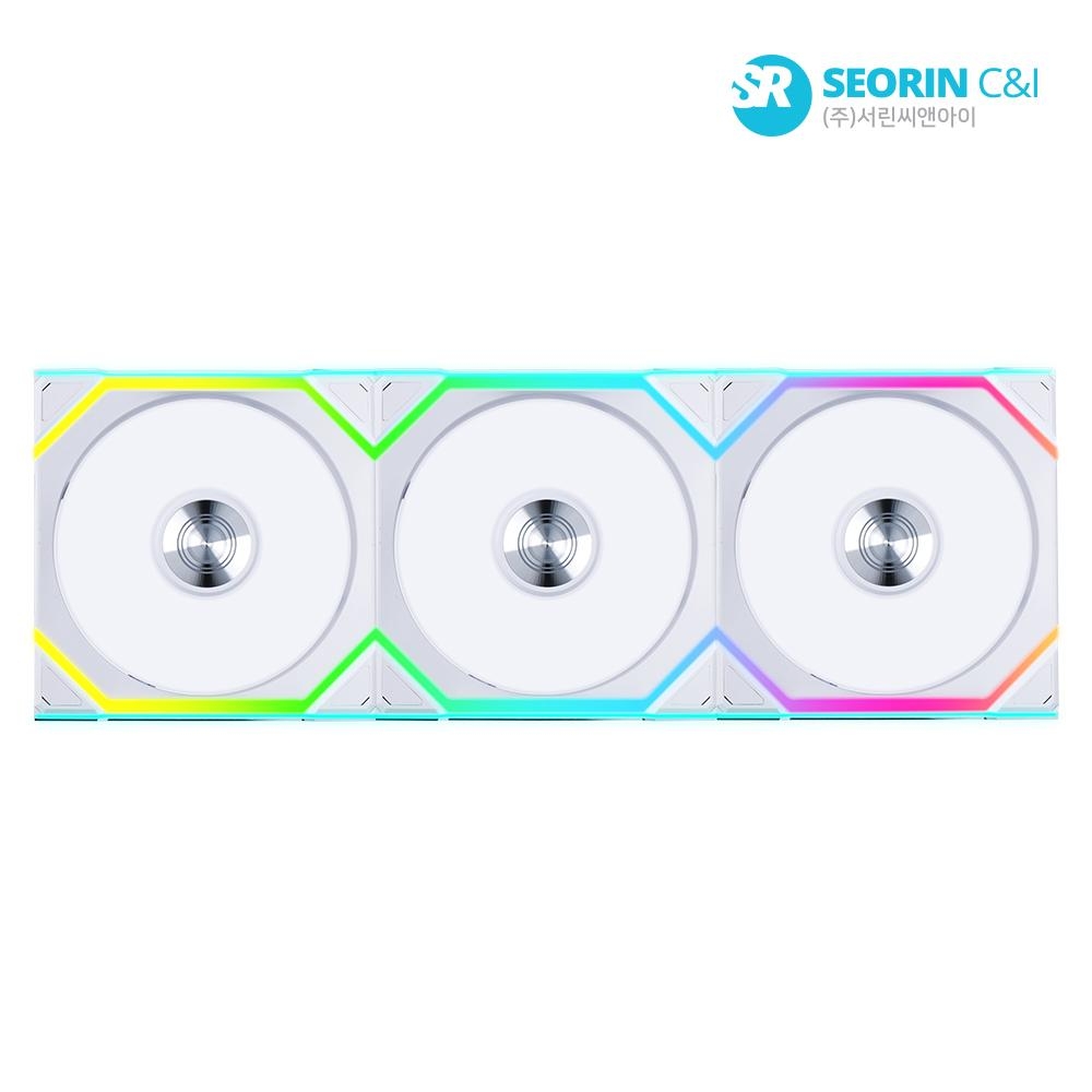 [행사] LIAN LI UNl FAN SL Wireless 120 리버스 화이트 3팩