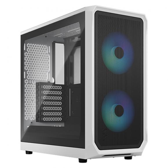리퍼 - Fractal Design Focus 2 RGB TG Clear Tint 화이트