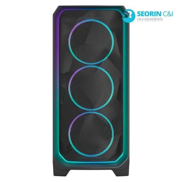 Fractal Design Meshify 3 Ambience Pro RGB 강화유리 블랙