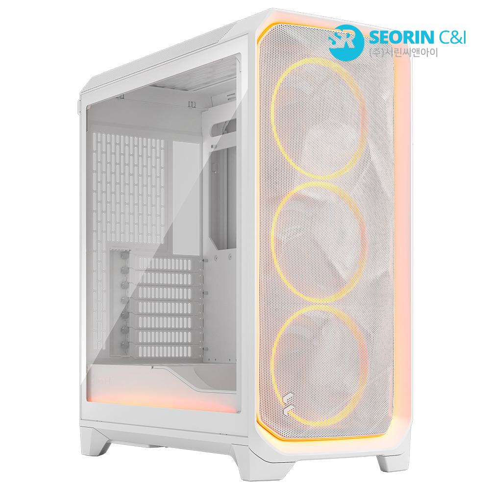 Fractal Design Meshify 3 Ambience Pro RGB 강화유리 화이트