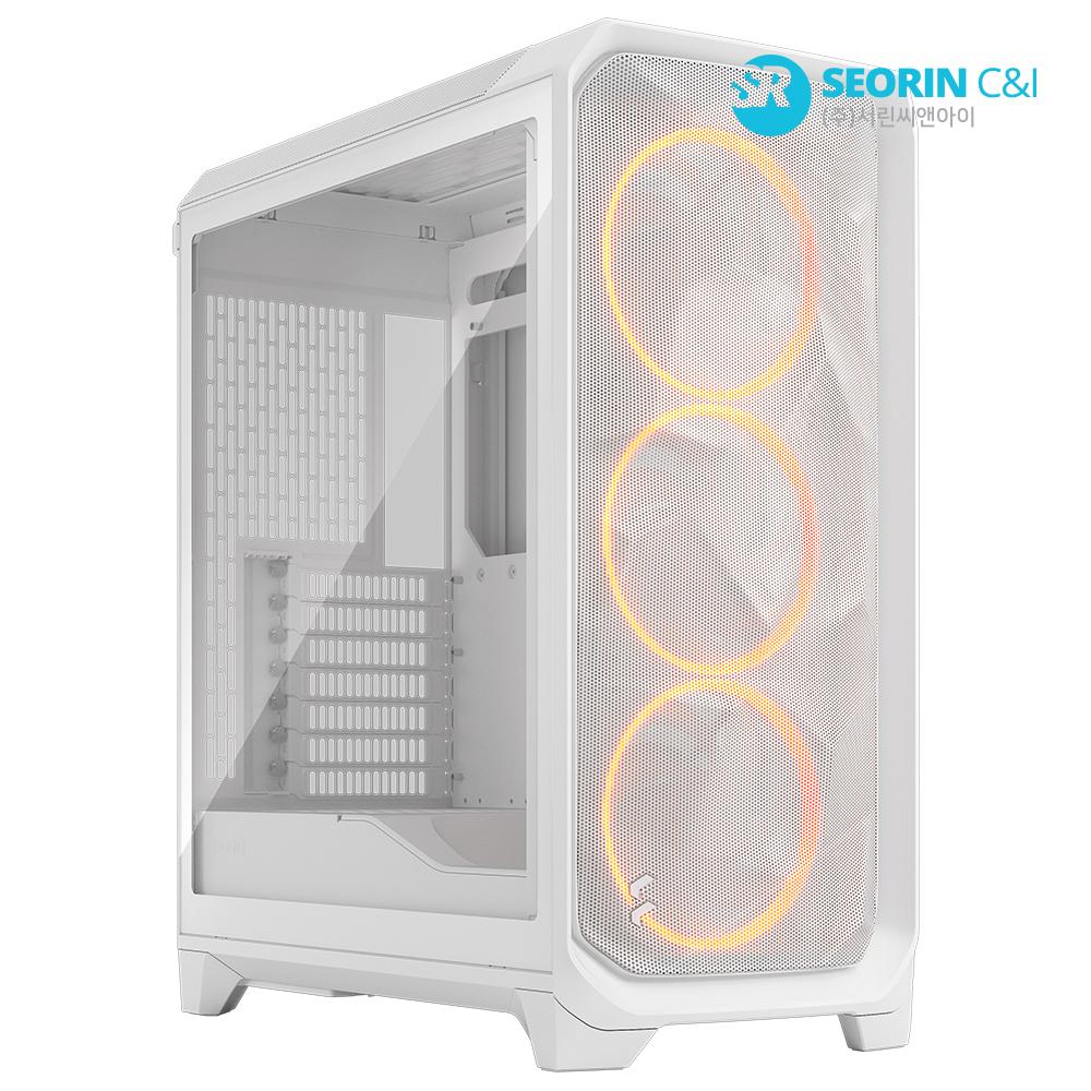Fractal Design Meshify 3 RGB 강화유리 화이트