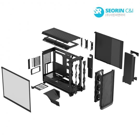 Fractal Design Meshify 3 XL RGB 강화유리 블랙