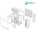 프렉탈디자인 Meshify 3 XL RGB 강화유리 화이트