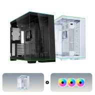 [패키지] 리안리 PC-O11D EVO RGB 케이스 + 쿨링팬 (팬 선택가능)