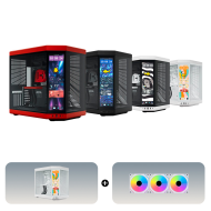 [패키지] HYTE Y70 Touch Infinite 케이스 + 쿨링팬 (팬 선택가능)