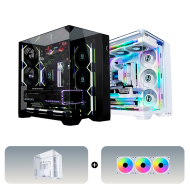 [패키지] 리안리 O11 VISION COMPACT 케이스 + 쿨링팬 (팬 선택가능)