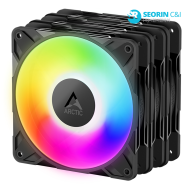 ARCTIC P12 Pro ARGB 블랙 3팩