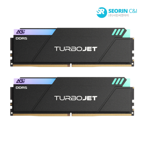 AGI DDR5-6000 CL30 TURBOJET UD858 RGB 블랙 패키지 서린 (32GB(16Gx2))