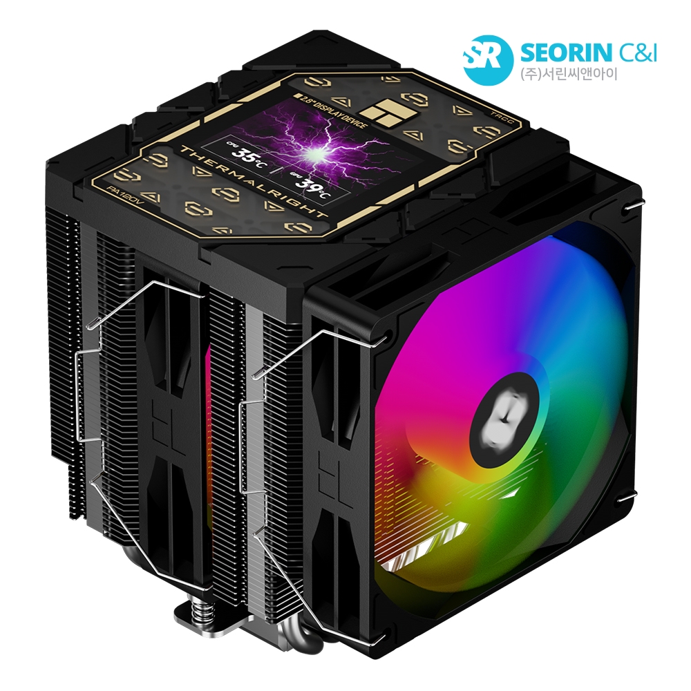 써멀라이트 Peerless Assassin 120 VISION ARGB 서린 (블랙)