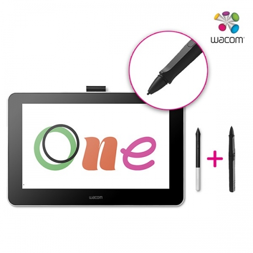 와콤 온라인강의 판서용 13.3형 타블렛 wacom one DTC133 + 라미 사파리S펜 블랙