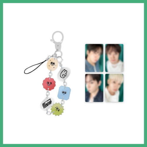 틴탑(TEEN TOP)_06.아크릴 스트랩키링_2025 TEEN TOP WE GONNA ROCK IT DROP IT TOP IT HEY DON T STOP IT POP IT X 2 LIVE