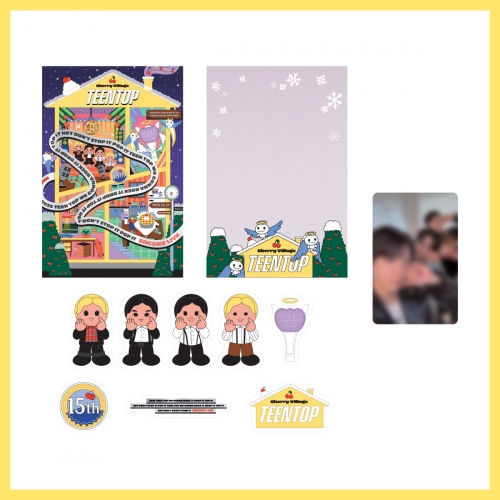 틴탑(TEEN TOP)_04. 조각 스티커 & 렌티큘러 엽서_2025 TEEN TOP WE GONNA ROCK IT DROP IT TOP IT HEY DON T STOP IT POP IT X 2 ENCORE LIVE