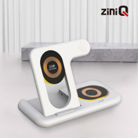 지니큐 KW-310SL 4IN1접이식마그네틱 고속무선멀티 충전패드 갤럭시워치 아이폰에어팟