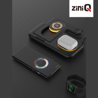 지니큐 KW-310SL 4IN1접이식마그네틱 고속무선멀티 충전패드 갤럭시워치 아이폰에어팟