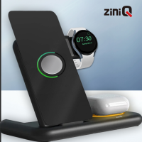 지니큐 KW-310SL 4IN1접이식마그네틱 고속무선멀티 충전패드 갤럭시워치 아이폰에어팟