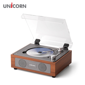 유니콘 엔틱 레트로 블루투스 휴대용 무선CD플레이어 전용리모컨  MF-500CD