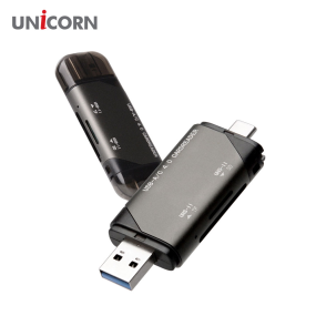 유니콘 UHS-II 지원  SD/TF4.0  4in 1 초고속 멀티카드리더기 A/C타입 XC-4000M