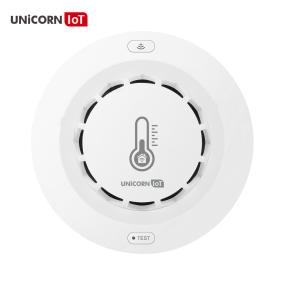 유니콘 IOT 스마트 3 IN1 온도 습도 연기감지센서 경고 알람 WIFI방식 전용앱 TS-S3