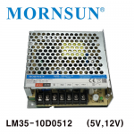 MORNSUN LM35-10D0512 파워서플라이 SMPS 35W 5V/12V 2채널