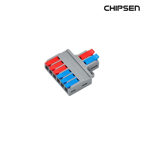 [칩센] 레버형 구분확장커넥터(와이드형) PCT-2-6W 2:6확장