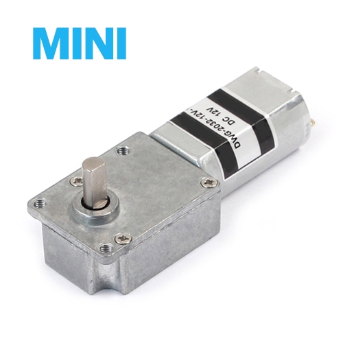 웜기어드 DC모터 DWG-2032-12V 감속비 1/119 Single Shaft (12V)