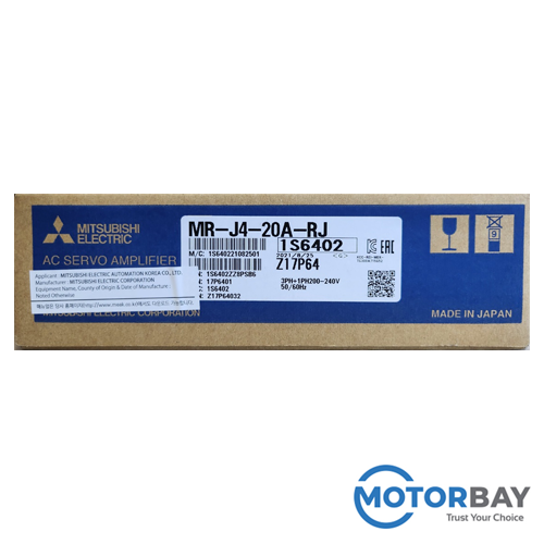 미쓰비시 서보 / MR-J4-20A-RJ / SERVO DRIVER / MITSUBISHI