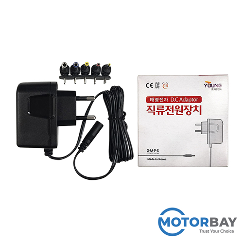 [전자식] 태영전자 TY 6V 600mAh 벽걸이형 아답터(6V 0.6A)