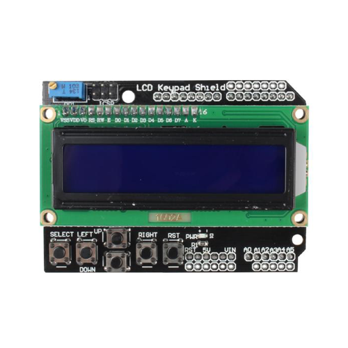 아두이노 16x2 라인 엘시디 실드 키패드 모듈 / 16x2 LCD KEYPAD SHIELD