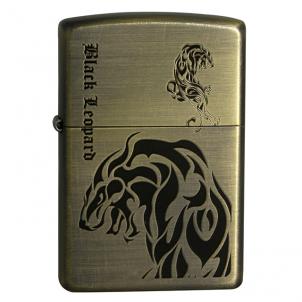 ★이니셜각인 [사은품 3종]ZIPPO BLACK LEOPARD VINTAGE BR