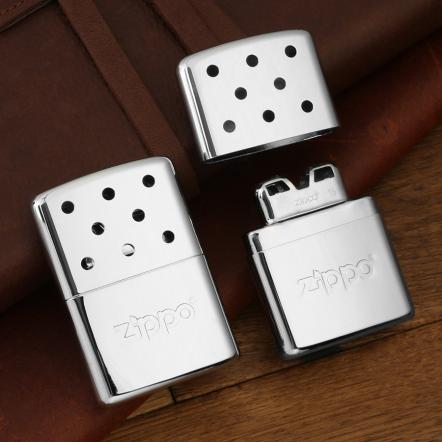 ZIPPO 핸드워머 포켓 미니 손난로 크롬 6시간 지속