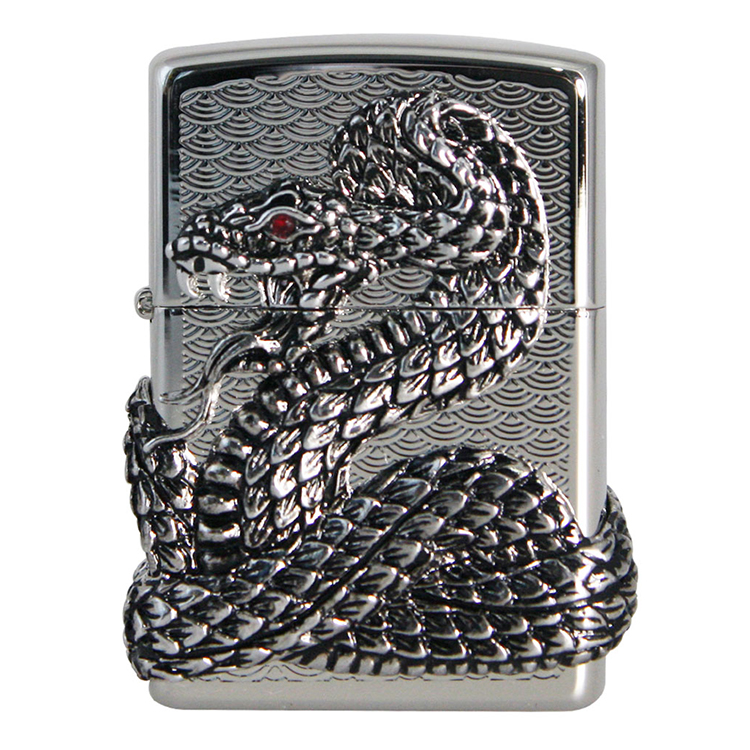 [사은품 3종] ZIPPO 라이터 SNAKE COIL NI