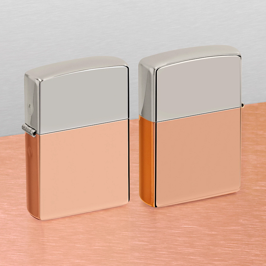 [사은품 3종] ZIPPO 라이터 48694 Bimetal Copper Bottom