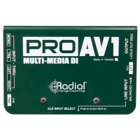 Radial ProAV1 멀티미디어 패시브 DI박스 / 래디얼 / 수입정품