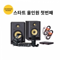 스타트 올인원 패키지 NO.1 UR22C Recording Pack + KRK Rokit5 G4 + 스피커패드 + 스피커케이블