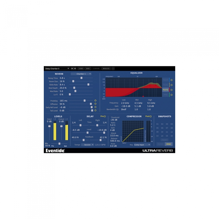 Eventide 이븐타이드 UltraReverb 플러그인