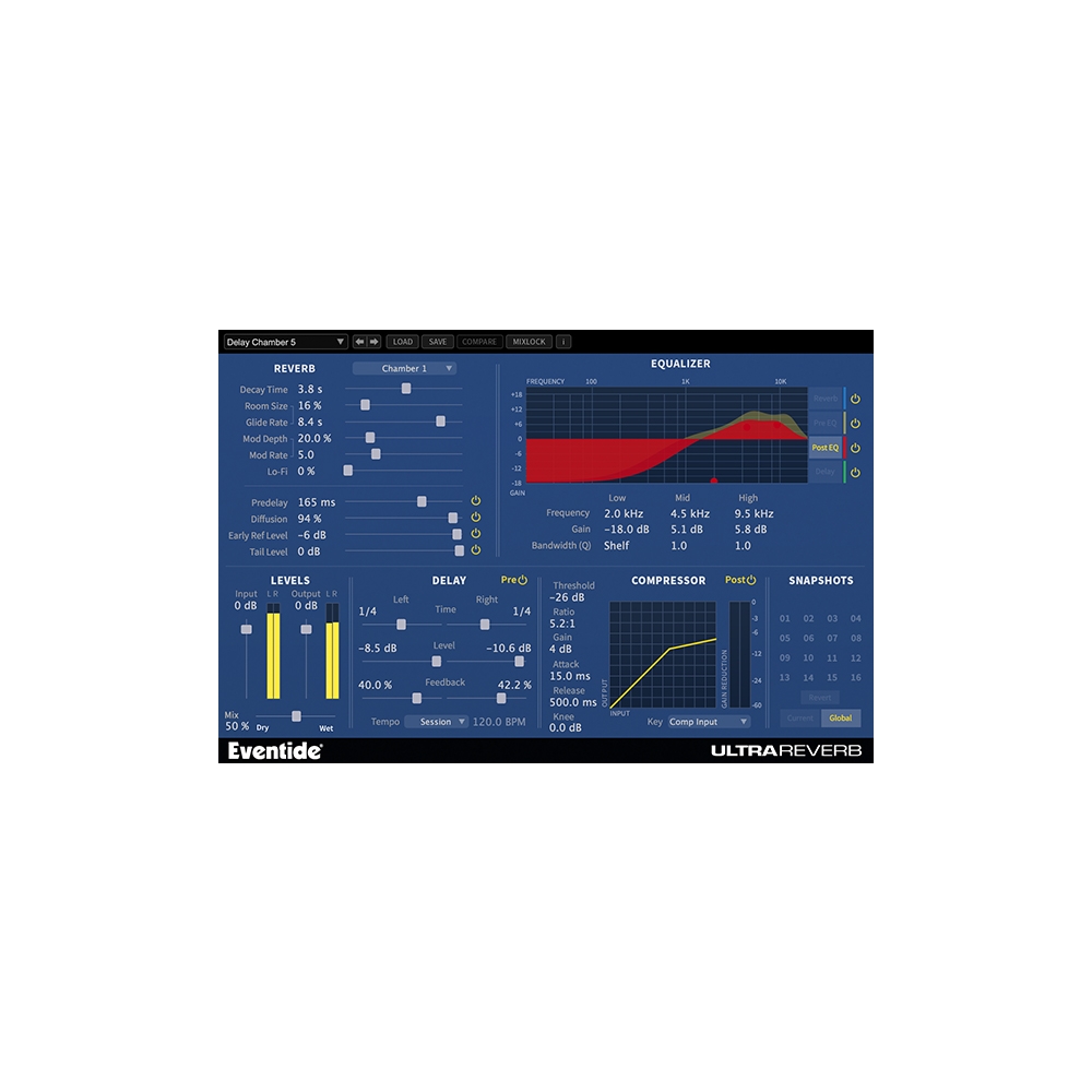 Eventide 이븐타이드 UltraReverb 플러그인