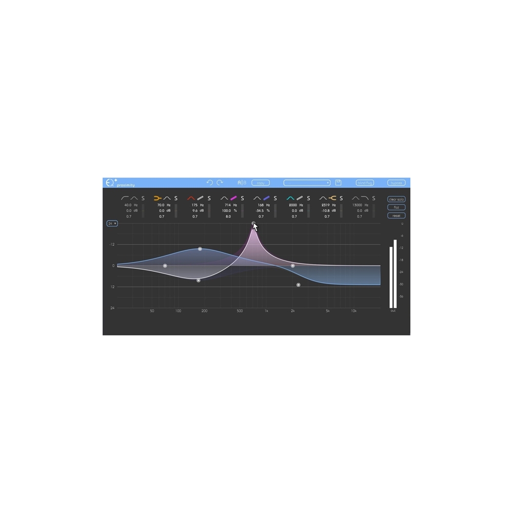 Sonible proximity:EQ+ 플러그인