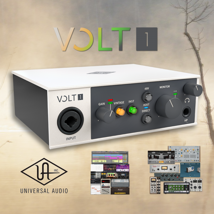 Universal Audio Volt1 유니버셜오디오 볼트 오디오인터페이스 [UA 플러그인 증정]