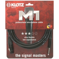 KLOTZ M1 PROFESSIONAL 클로츠 (XLR 암 : TS ㅡ자, Neutrik 커넥터) / 마이크 케이블
