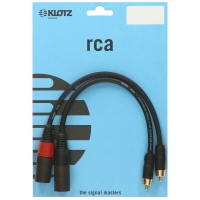 KLOTZ AL-RM 클로츠 RCA to XLR 수 케이블 (2x RCA : 2x XLR 수)