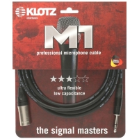 KLOTZ M1 PROFESSIONAL (XLR:TRS, KLOTZ 커넥터) / 클로츠 레코딩 케이블