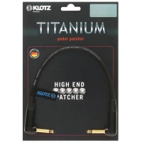 KLOTZ TITANIUM HIGH-END STARQUAD 클로츠 기타 패치 케이블 (TSㄱ자:TSㄱ자, Neutrik 커넥터)