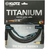 KLOTZ TITANIUM HIGH-END STARQUAD 클로츠 기타 케이블 (TSㅡ자:TSㄱ자, Neutrik 커넥터)