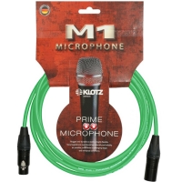 KLOTZ M1 PRIME 클로츠 (XLR:XLR, Neutrik 커넥터) 그린 / 마이크 케이블