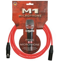 KLOTZ M1 PRIME 클로츠 (XLR:XLR, Neutrik 커넥터) 레드 / 마이크 케이블