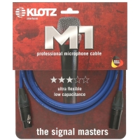 KLOTZ M1 PRIME 클로츠 (XLR:XLR, Neutrik 커넥터) 블루 / 마이크 케이블