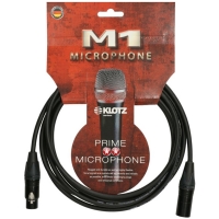 KLOTZ M1 PRIME 클로츠 마이크 케이블 (XLR:XLR, Neutrik 커넥터) 블랙