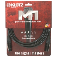 KLOTZ M1 PRIME 클로츠 마이크 케이블 (XLR:XLR, Neutrik 커넥터) 블랙